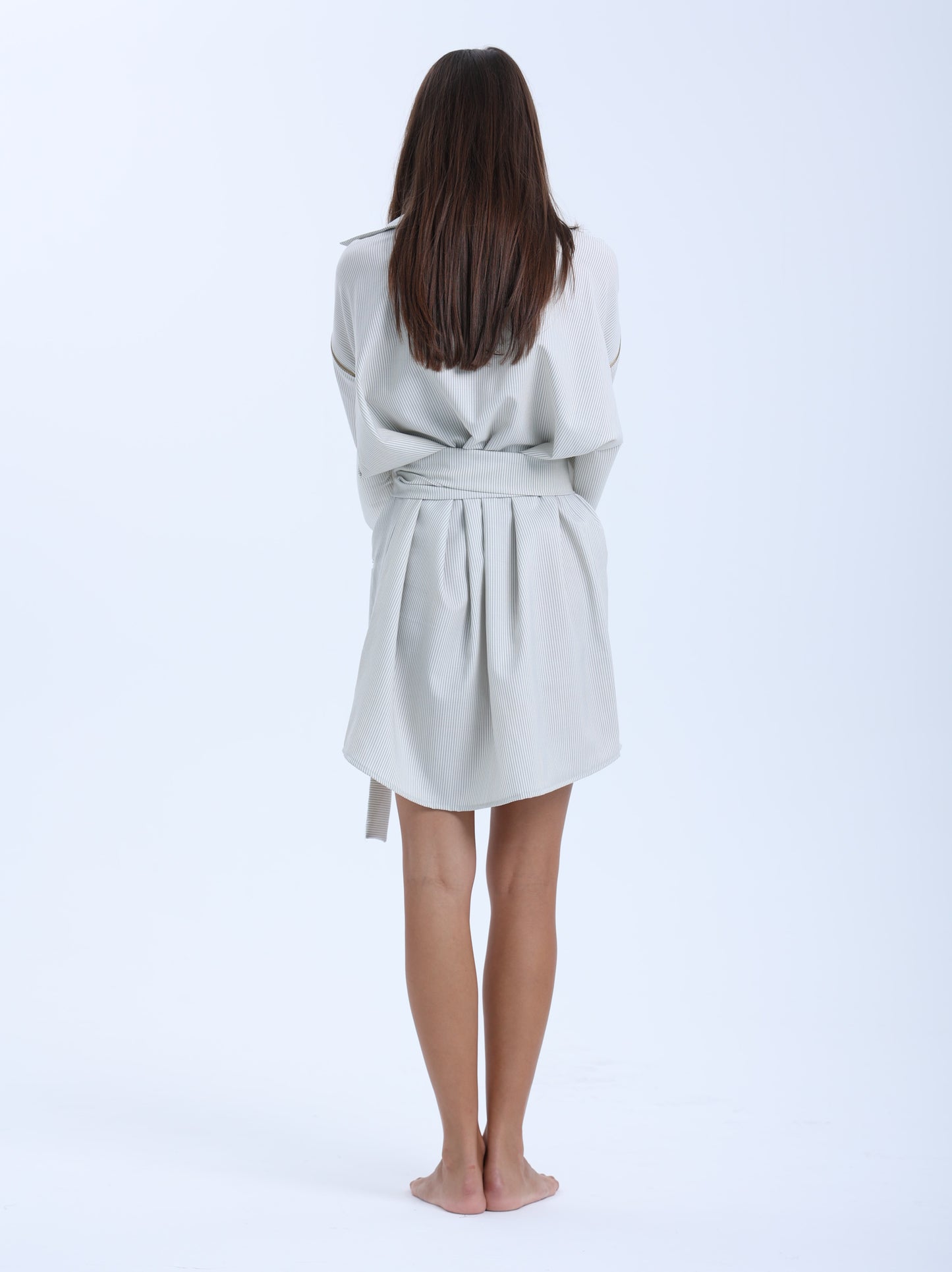 Ville-Marie Structured Shirt Dress