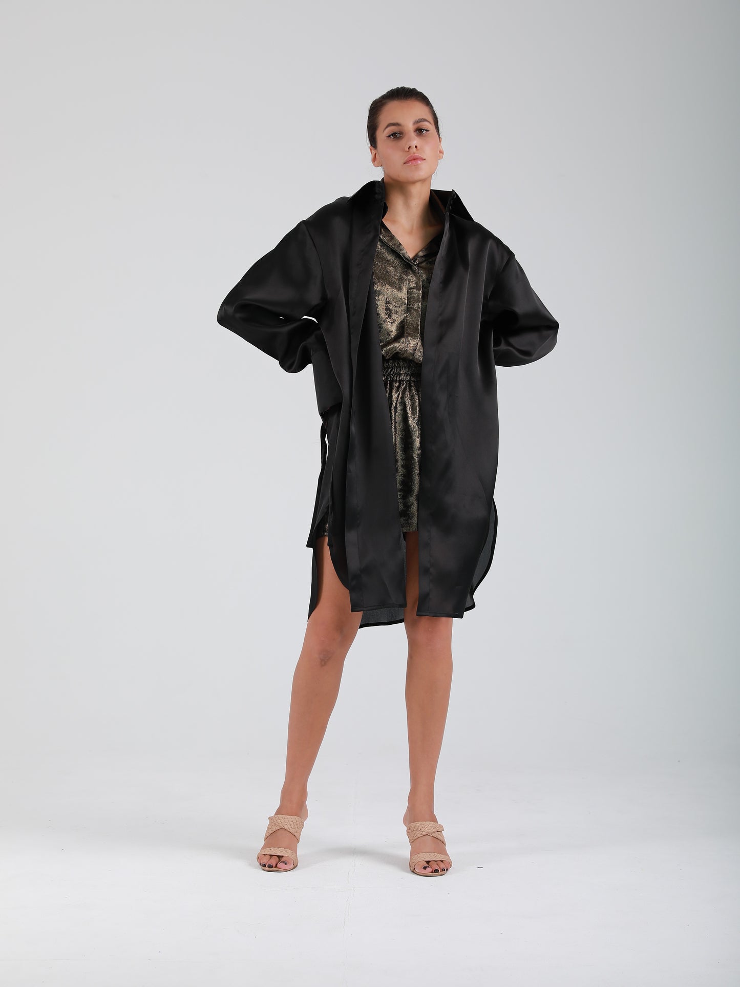 Status Organza Cover-up - Black