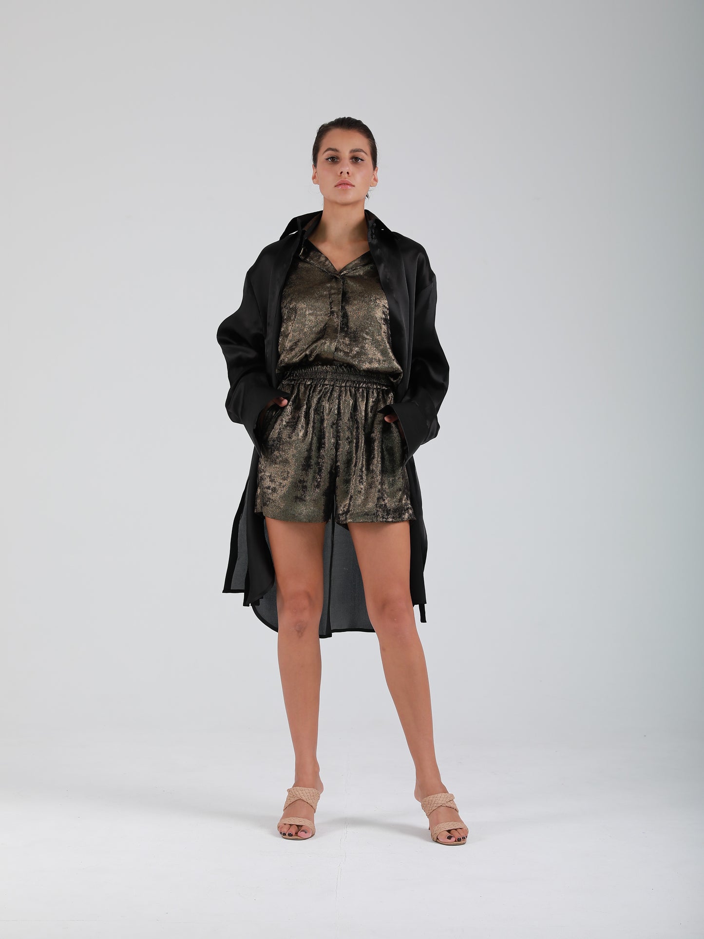 Status Organza Cover-up - Black